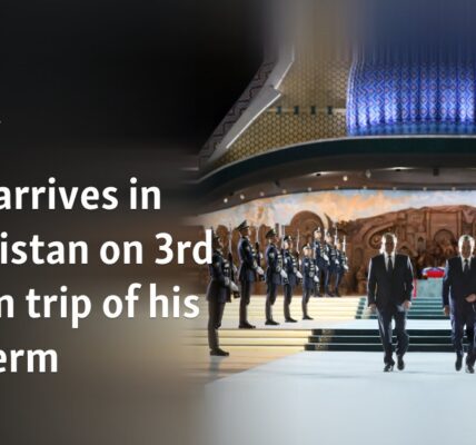 Putin arrives in Uzbekistan on 3rd foreign trip of his new term