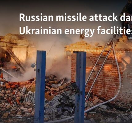 Russian missile attack damaged Ukrainian energy facilities