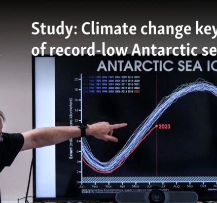 Study: Climate change key driver of record-low Antarctic sea ice