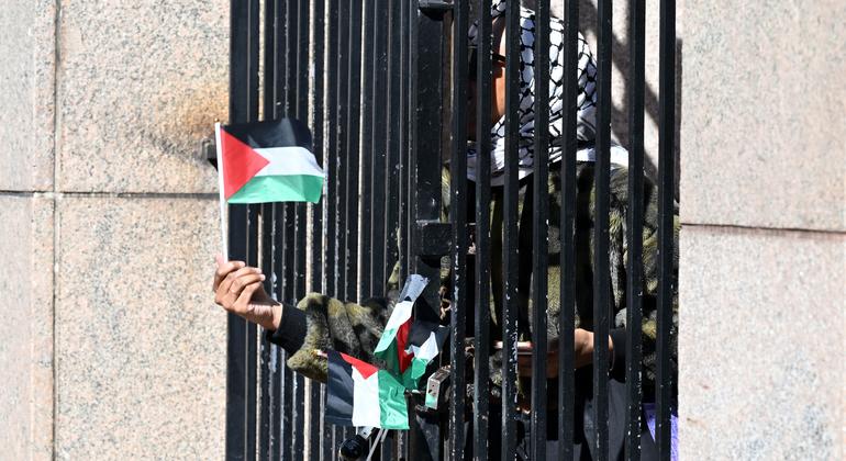 UN expert raises alarm over unfair treatment of pro-Palestinian student protesters in US