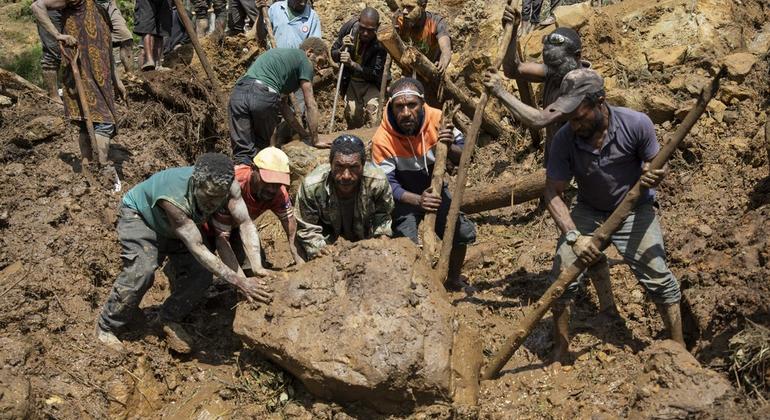 UN supports Papua New Guinea following deadly landslide