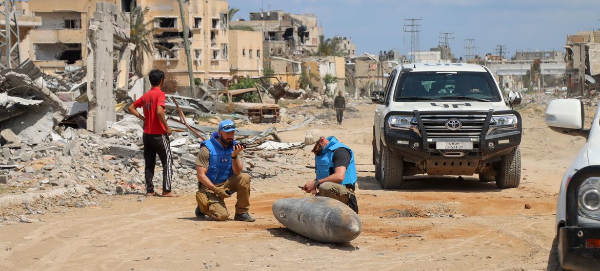 Unexploded ordnance leaves dark legacy for Gaza, warn mine action experts