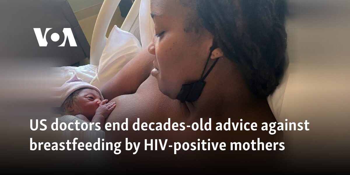 US pediatricians end decades-old advice against breastfeeding by HIV-positive mothers