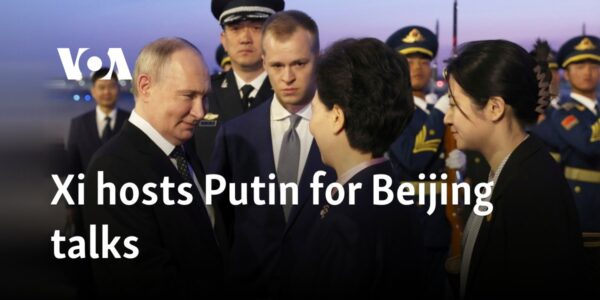 Xi hosts Putin for Beijing talks