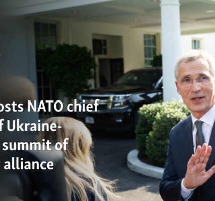 Biden hosts NATO chief ahead of Ukraine-focused summit of security alliance