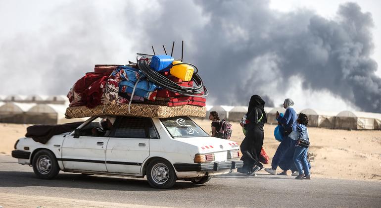 Conditions in Gaza are ‘unspeakable’ as one million people flee Rafah: UNRWA