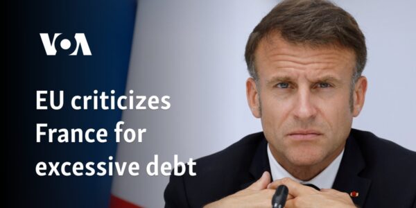 EU criticizes France for excessive debt