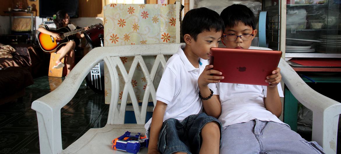 UN agencies are working to ensure that the Internet is a safer place for young people.