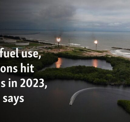 Fossil fuel use, emissions hit records in 2023, report says