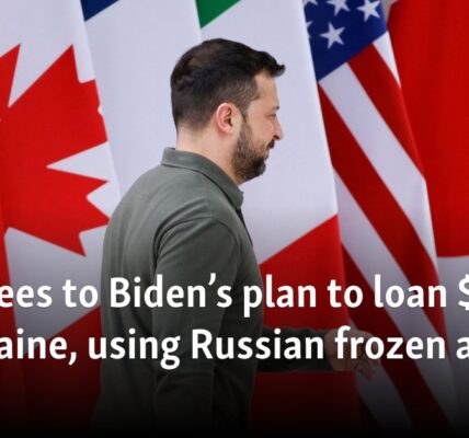 G7 agrees to Biden’s plan to loan $50B to Ukraine, using Russian frozen assets