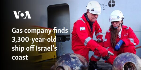 Gas company finds 3,300-year-old ship off Israel's coast