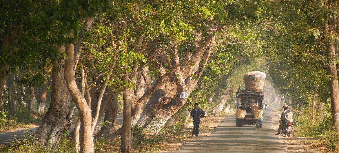 A rural road in Myanmar. (file photo)