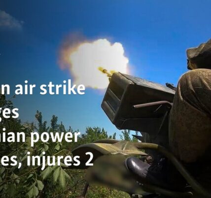 Russian air strike damages Ukrainian power facilities, injures 2