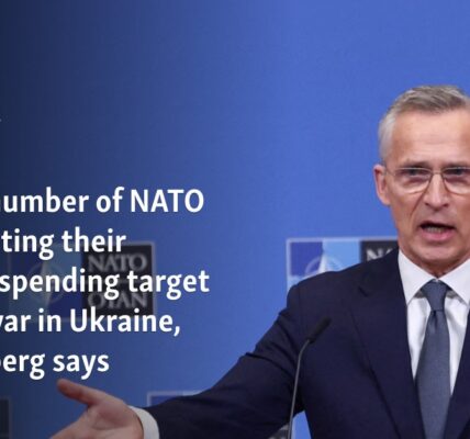 Stoltenberg: Record number of NATO allies hitting defense spending targets during war in Ukraine