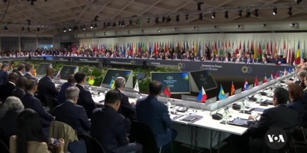 Ukraine peace summit ends with call for a 'just peace'