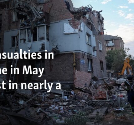 UN: Casualties in Ukraine in May highest in nearly a year
