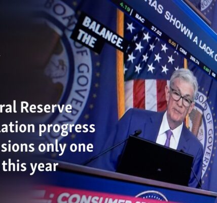 US Federal Reserve sees inflation progress but envisions only one rate cut this year