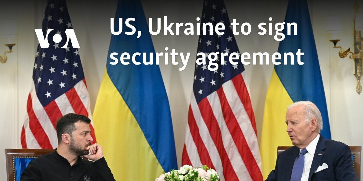 US, Ukraine to sign security agreement