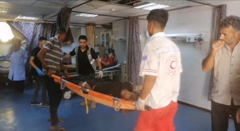 Gaza: Guterres ‘shocked and saddened’ by deadly strikes on Al Mawasi, as WHO and partners aid medical response