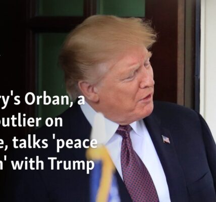 Hungary's Orban, a NATO outlier on Ukraine, talks 'peace mission' with Trump