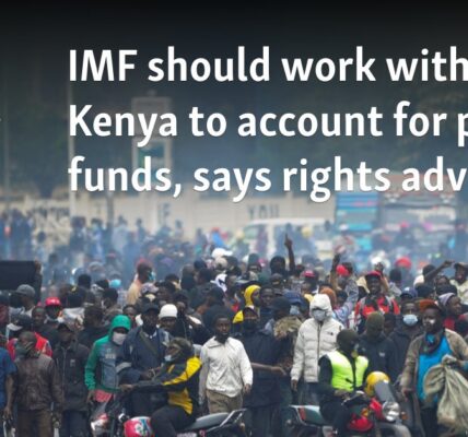IMF should work with Kenya to account for public funds, says rights group