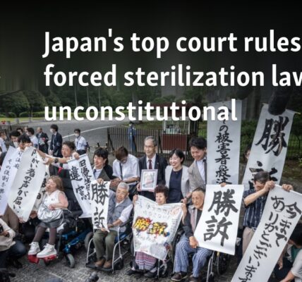 Japan's top court rules forced sterilization law unconstitutional