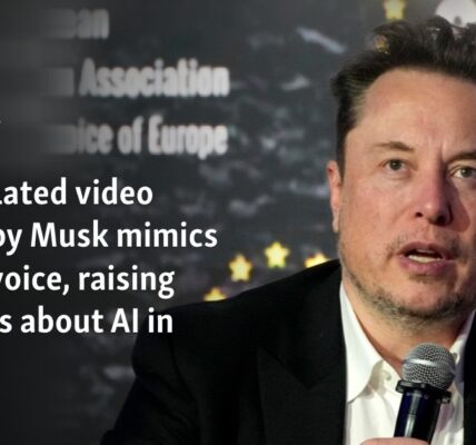 Manipulated video shared by Musk mimics Harris' voice, raising concerns about AI in politics