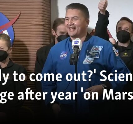 'Ready to come out?' Scientists emerge after year 'on Mars'