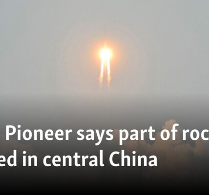 Space Pioneer says part of rocket crashed in central China
