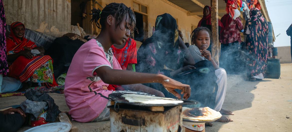 Many families have fled to the relative safety of Port Sudan.