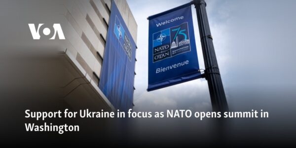 Support for Ukraine in focus as NATO opens summit in Washington