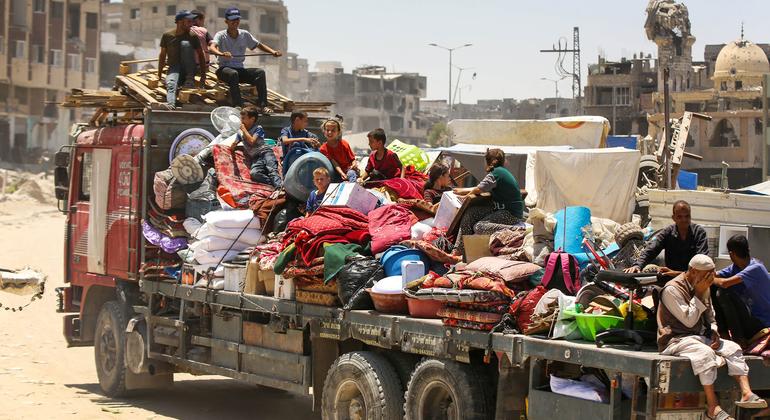 UN humanitarians report severe displacement and critical needs in Gaza City