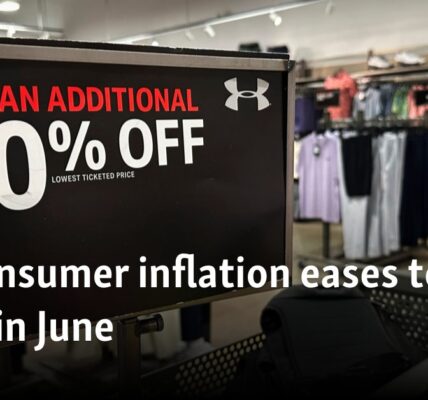 US consumer inflation eases to 3.0% in June