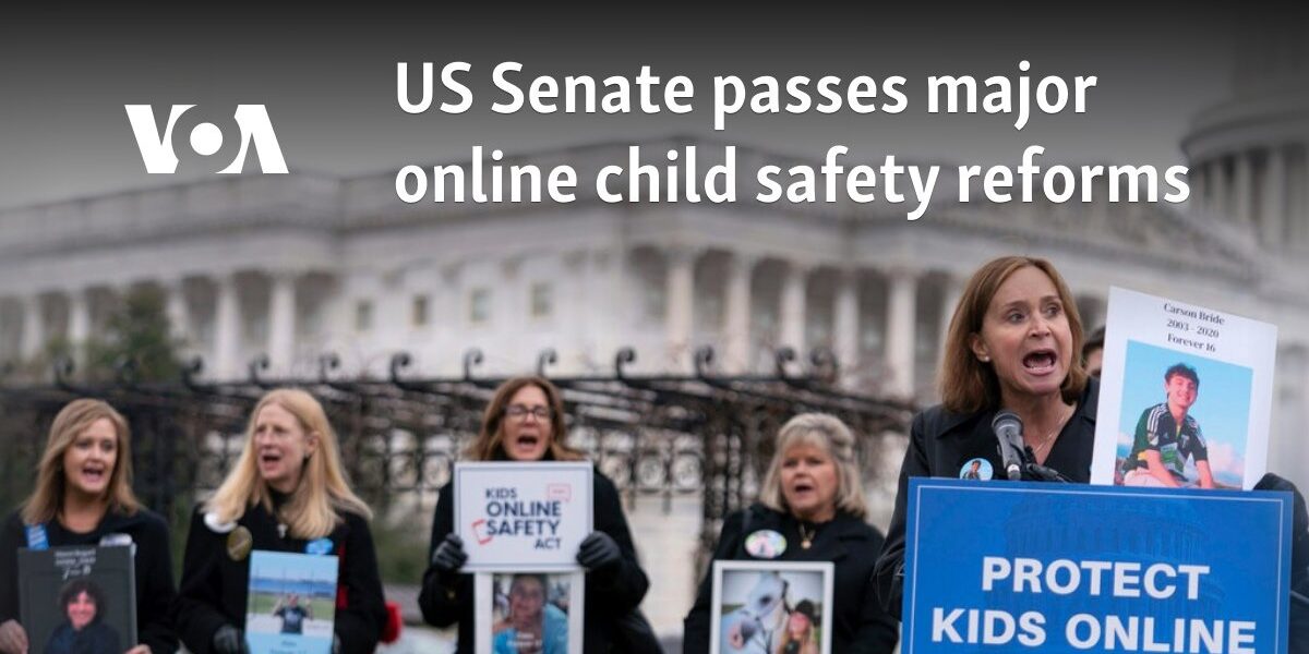 US Senate passes major online child safety reforms