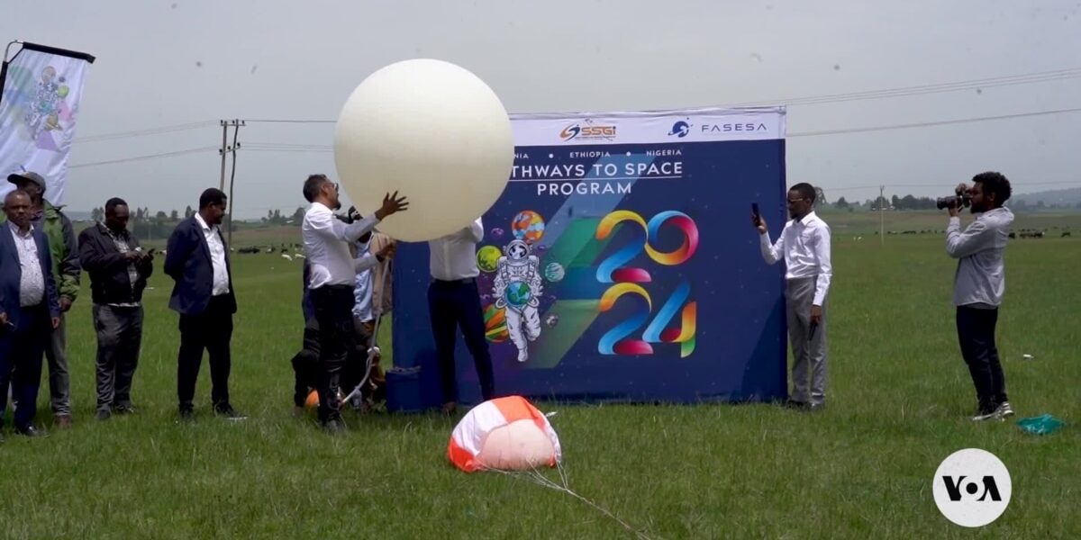 Young Ethiopian Space Program graduates aim for the skies