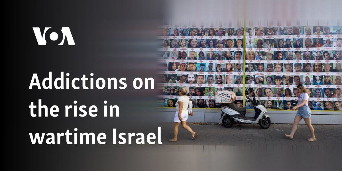 Addictions on the rise in wartime Israel