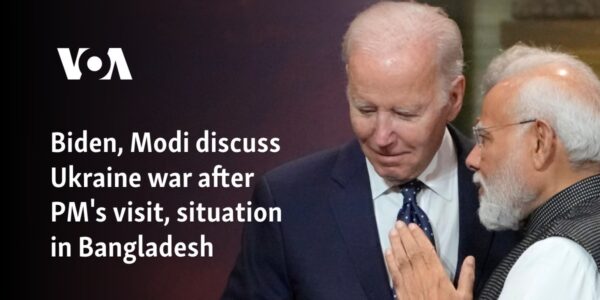 Biden, Modi discuss Ukraine war after PM's visit, situation in Bangladesh