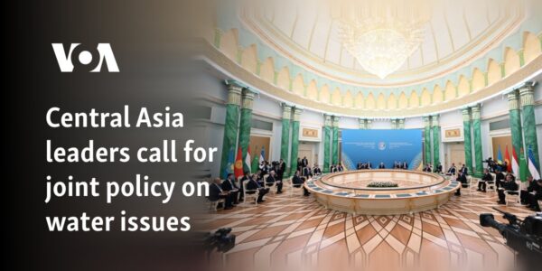 Central Asia leaders call for joint policy on water issues