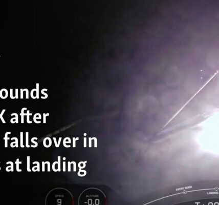 FAA grounds SpaceX after rocket falls over in flames