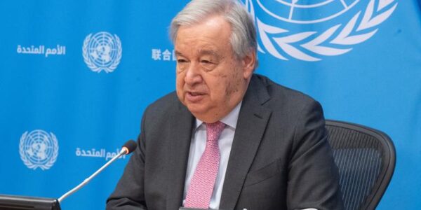 In call to Iranian Foreign Minister, Guterres underlines need for de-escalation in the Middle East