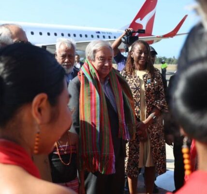 In Timor-Leste, Guterres celebrates past unity and looks to the future