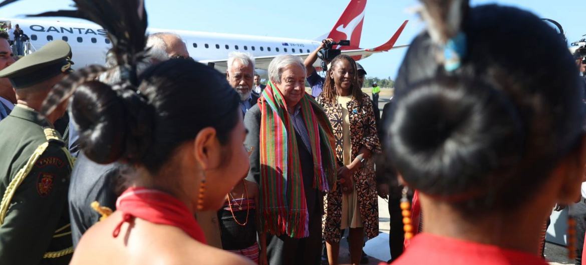 In Timor-Leste, Guterres celebrates past unity and looks to the future