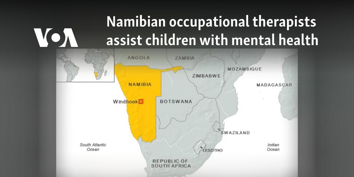 Namibian occupational therapists assist children with mental health