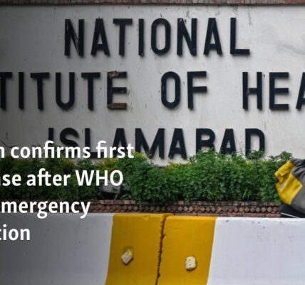 Pakistan confirms first mpox case after WHO health emergency declaration