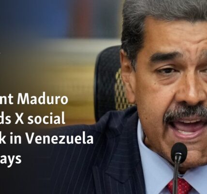 President Maduro suspends X social network in Venezuela for 10 days