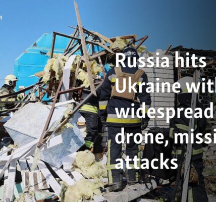 Russia hits Ukraine with widespread drone, missile attacks