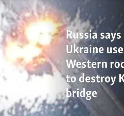 Russia says Ukraine used Western rockets to destroy Kursk bridge