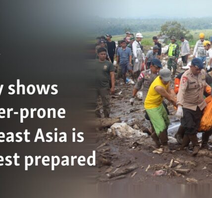 Survey shows disaster-prone Southeast Asia is also best prepared