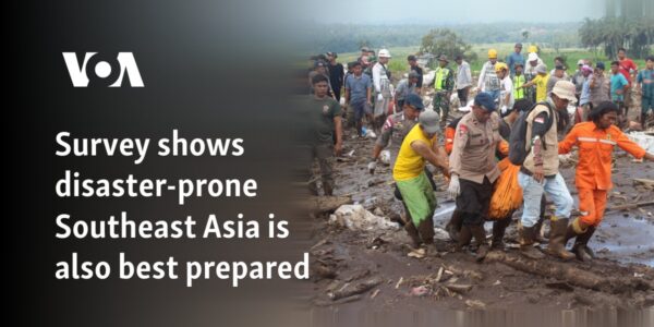 Survey shows disaster-prone Southeast Asia is also best prepared