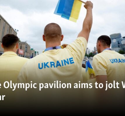 Ukraine Olympic pavilion aims to jolt West over war